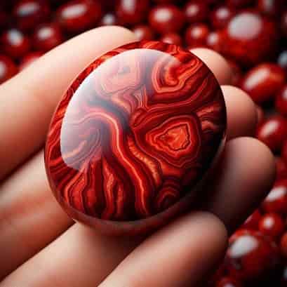 La pietra diaspro rosso